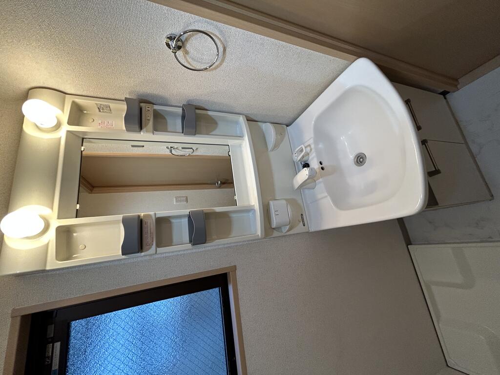 洗面設備　シャンプードレッサー付きです