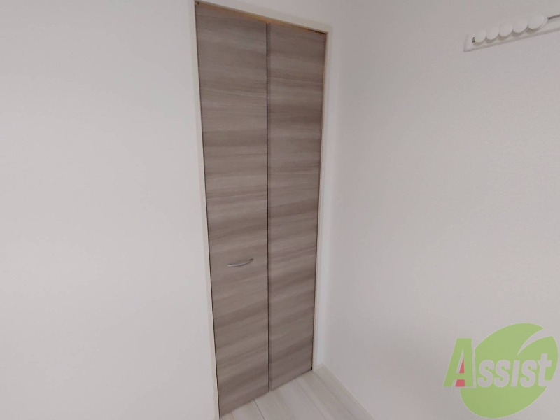 収納　ここに収納があります。収納があると部屋が広く使えます