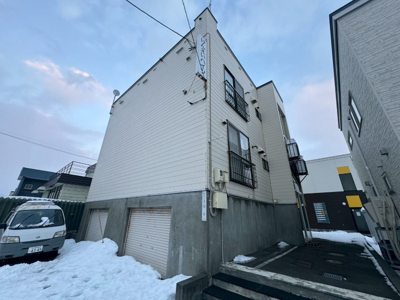 建物外観　札幌市北区新琴似３条「けんえいハイツ」