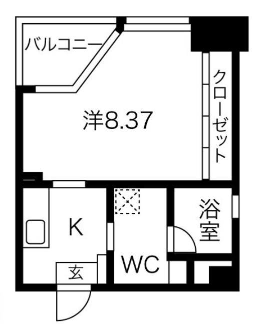 GRANDUKE代官町の間取り写真