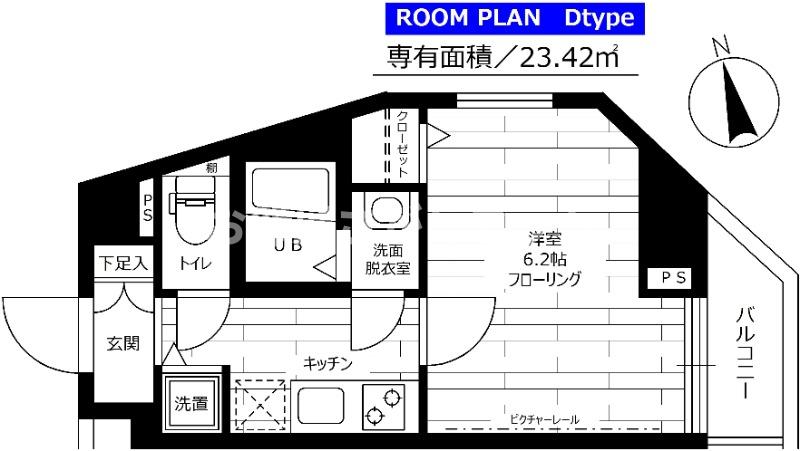 ステージファースト池尻大橋の間取り写真