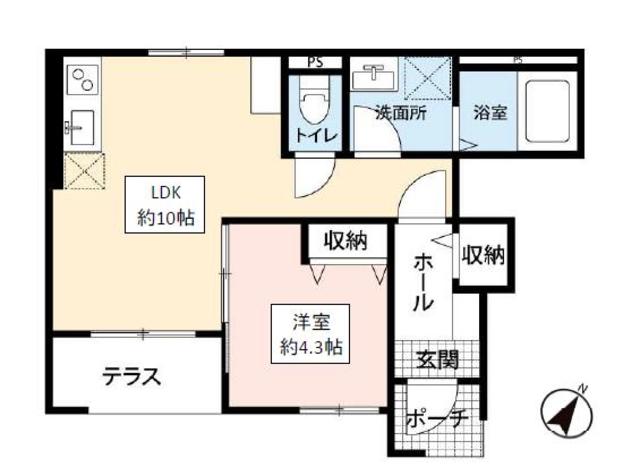 ステーション1の間取り写真