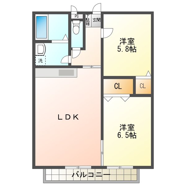 アメニティ　青垣の間取り