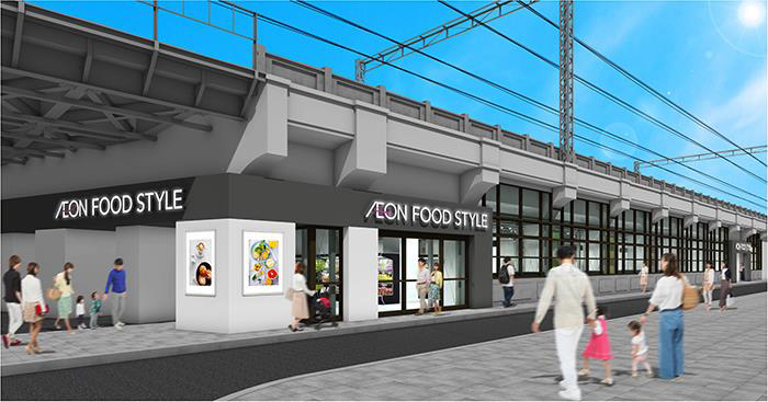 スーパー　イオンフードスタイル中崎町店（スーパー）まで154m