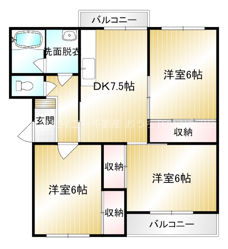 ガーデンハイツ清水の間取り