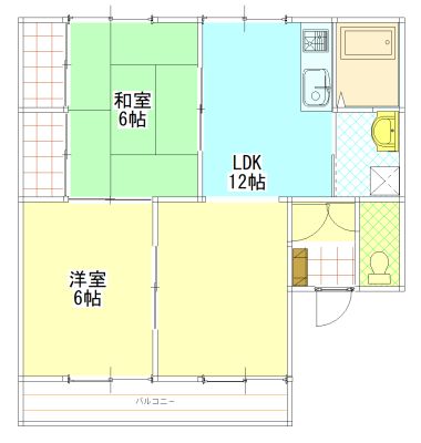 サンパークＫの間取り