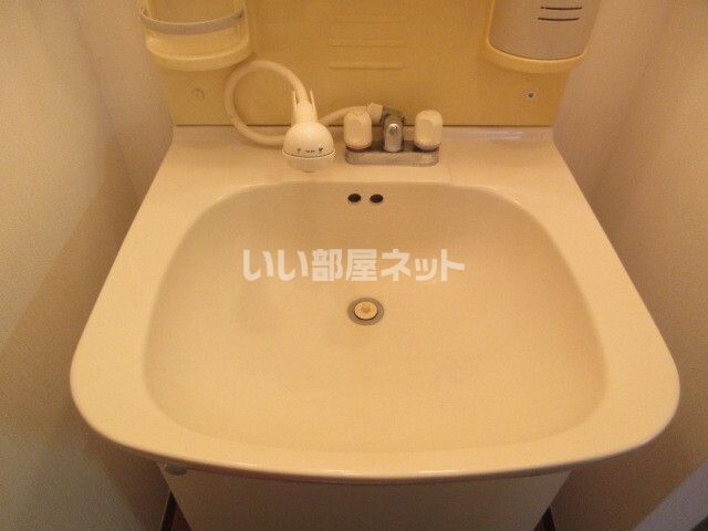 【須賀川市下宿町のアパートの洗面設備】