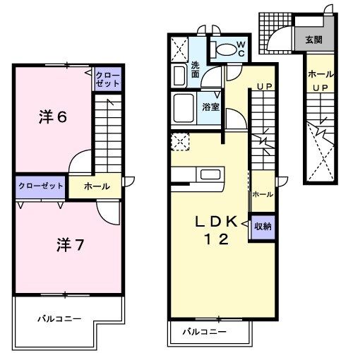 アーバンコートII・Ａの間取り