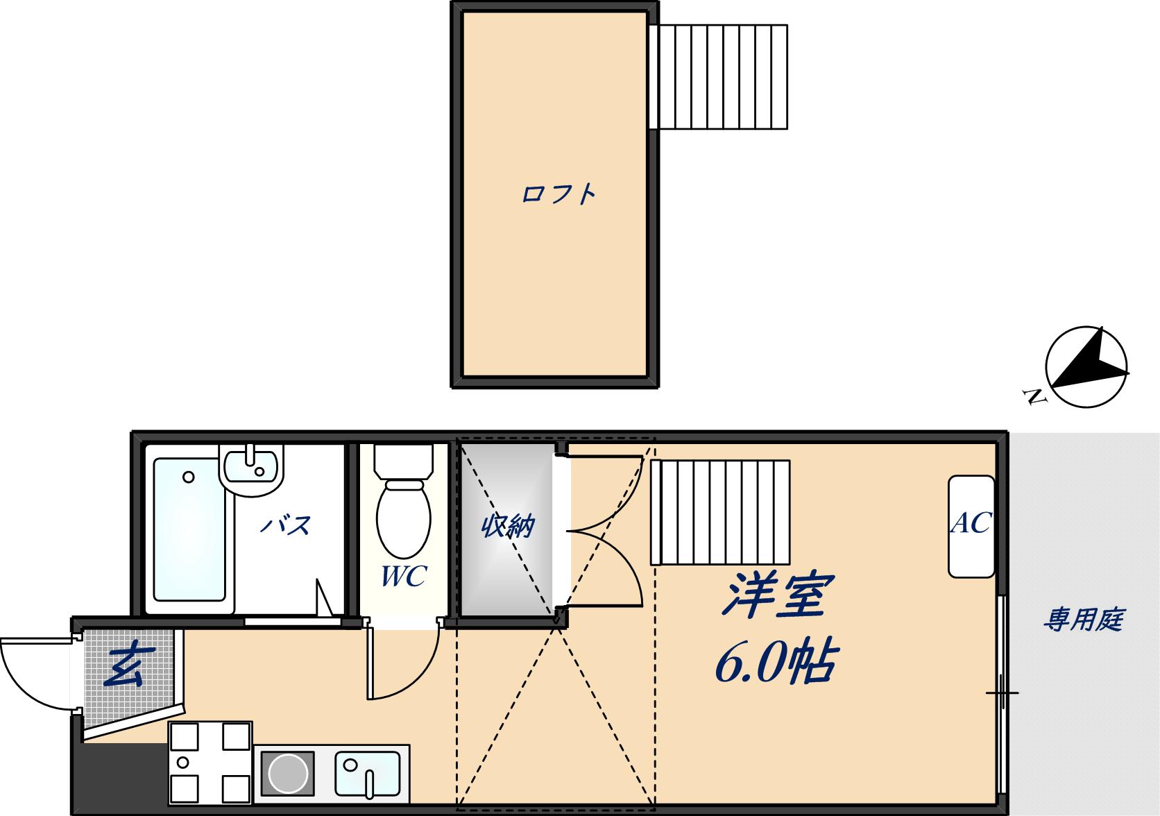 ヌカタロッジの間取り