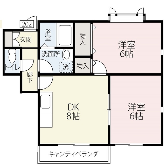 メゾン坂ノ下の間取り