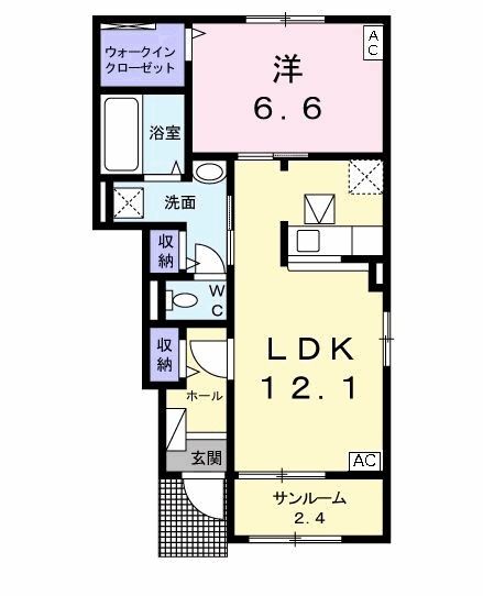 サンビレッジ　ハナゾノIの間取り