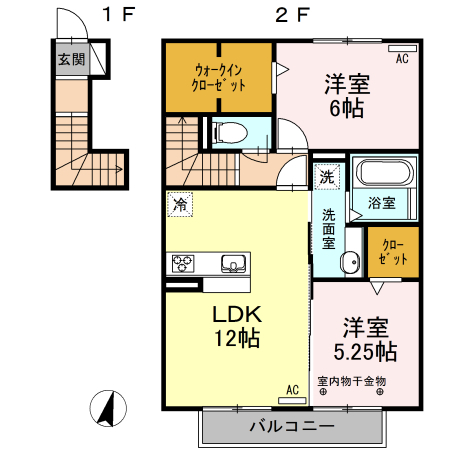 光陵館の間取り