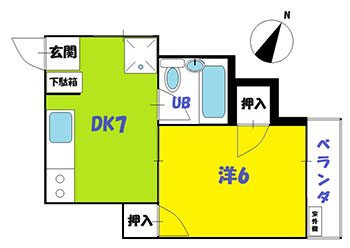 パークサイドハイツの間取り