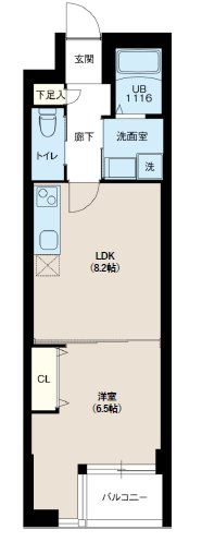 【板橋区成増のマンションの間取り】