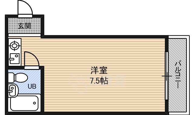 センチュリー中浜の間取り