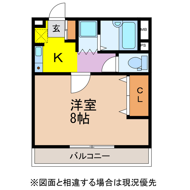 シャトー奥藤の間取り