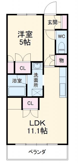 ミハマシティ検見川浜E棟の間取り