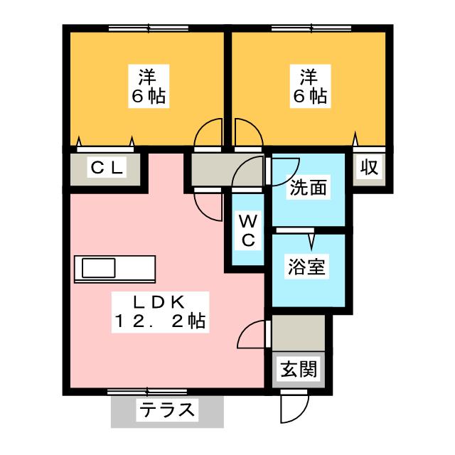 フルラージュの間取り