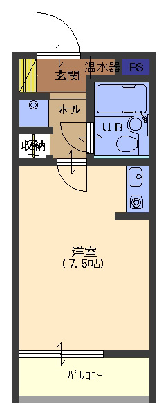 土清水山手ハウスの間取り