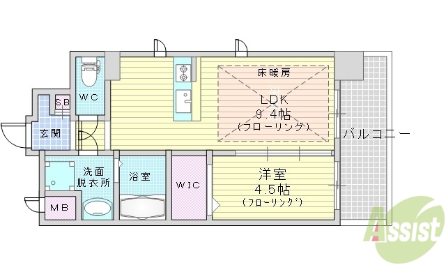 第22関根マンションの間取り