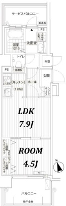 アドバンス神戸湊町の間取り