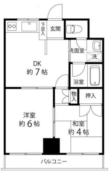 Ｔ’ｓ　ｇａｒｄｅｎ　大島の間取り