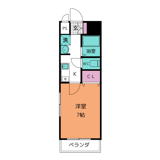 シエルコートの間取り