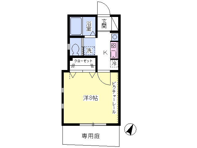 ベルテール桜の間取り