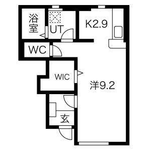 西村山郡河北町谷地荒町東のアパートの間取り