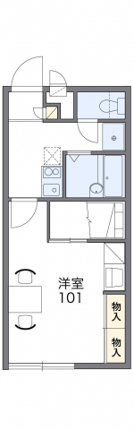 レオパレスルーチェの間取り