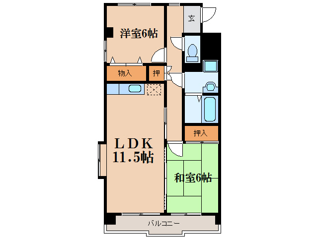 エコタウン勝川の間取り