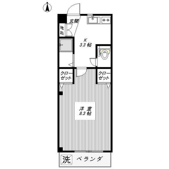 アサカマンションの間取り