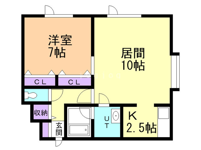 【ハイツカトレア１２の間取り】