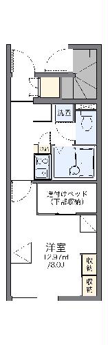 レオパレス野村第一の間取り