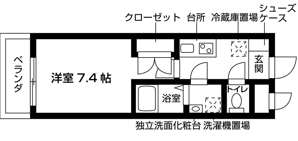 ヌーベルポルト本山の間取り