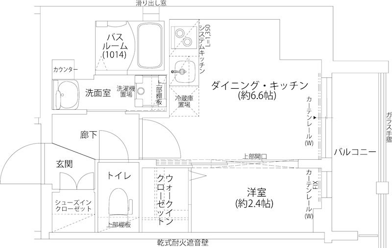 レジデンス神戸ウィステリアパークの間取り