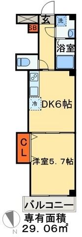 【アーバンコート幕張本郷の間取り】