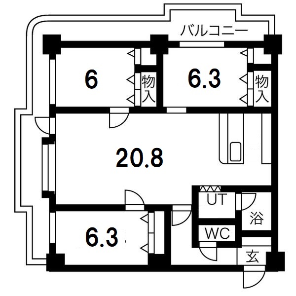 ハイツサンの間取り