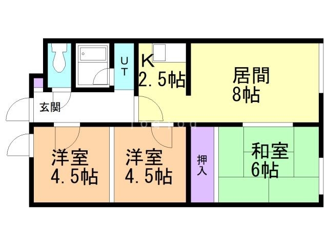 フラリッシュ２の間取り