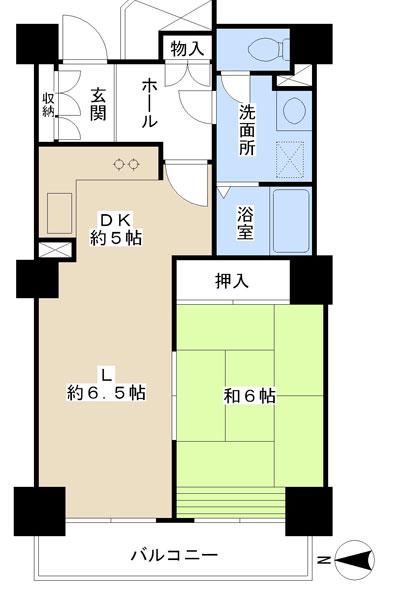 リプレ川口一番街　6号棟の間取り