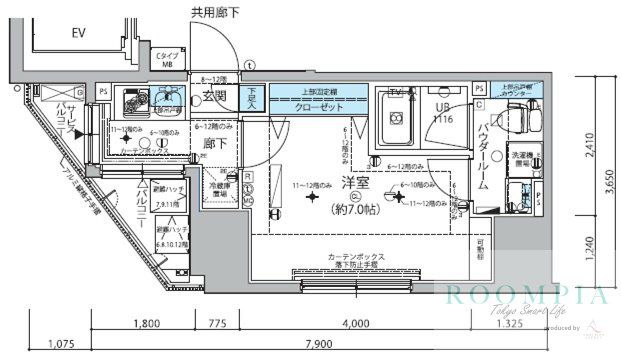 メインステージ信濃町の間取り