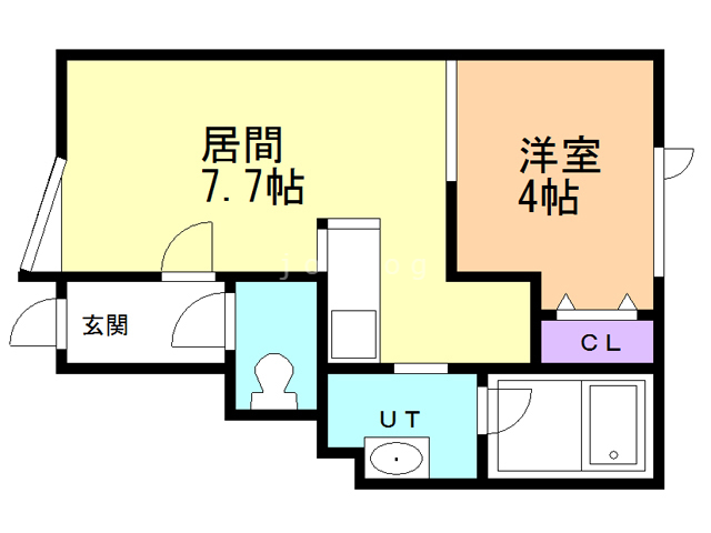 コンフォートあいの里の間取り