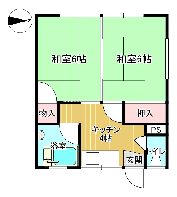 ハイツさくらの間取り