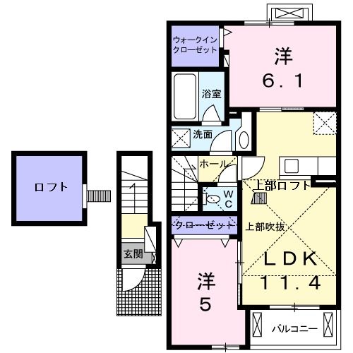 ブランドール_間取り_0