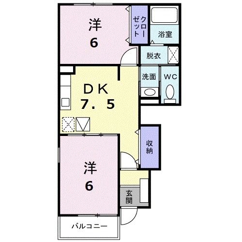 クレストールボンヌールの間取り