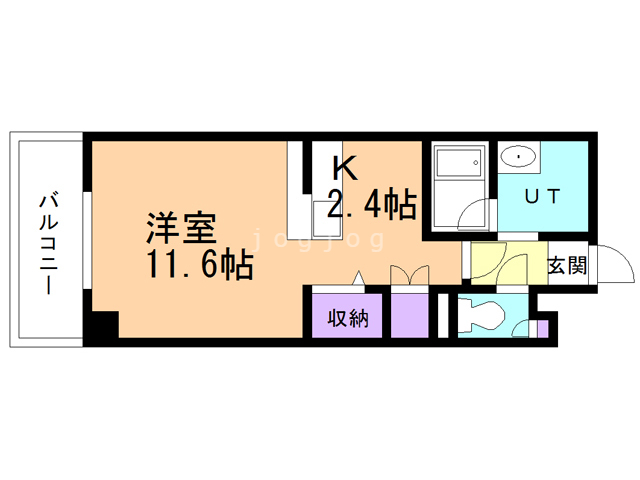 ホーリーフォート南平岸の間取り