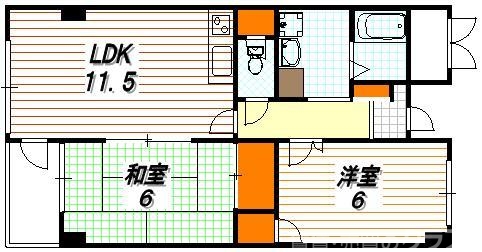 シルベーヌ北山の間取り