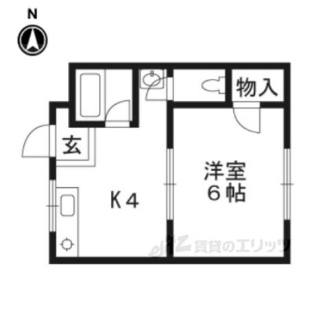 和プレジデント桃山の間取り