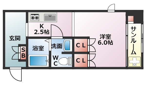 Ｑｕａｔｒｅ　Ｄｅｍｅｕｒｅの間取り