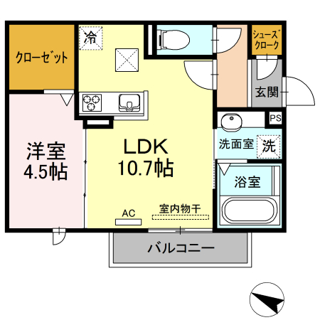 Ｎｏｂｌｅ駅前通の間取り